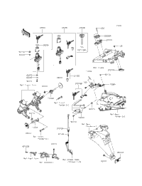 2014 Kawasaki NINJA ZX-14R (ZX1400EEFA) Ignition Switch