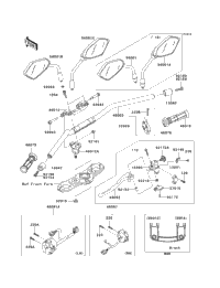 2013 Kawasaki Z1000 (ZR1000DDFA) Handlebar | Babbitts