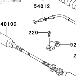 2012 Kawasaki MULE 4010 4X4 (KAF620MCF) Cables | Babbitts Kawasaki