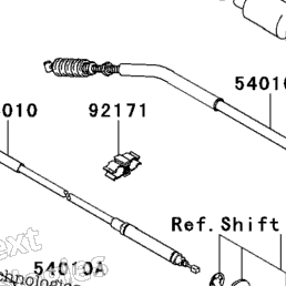 2012 Kawasaki MULE 4010 4X4 (KAF620MCF) Cables | Babbitts Kawasaki
