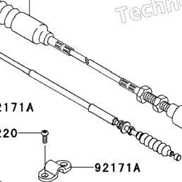 2012 Kawasaki MULE 4010 4X4 (KAF620MCF) Cables | Babbitts Kawasaki