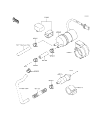 1994 Kawasaki NINJA ZX-6 (ZX600-E2) Fuel Pump | Babbitts Kawasaki