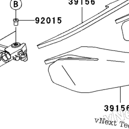2005 Kawasaki NINJA ZX-6R (ZX636-C1) Side Covers | Babbitts
