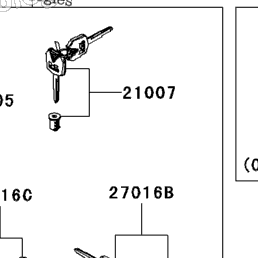 2008 Kawasaki NINJA ZX-14 (ZX1400C8F) Ignition Switch/Locks