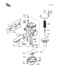 1983 Kawasaki Spectre (KZ750-N2) Carburetor Parts | Babbitts
