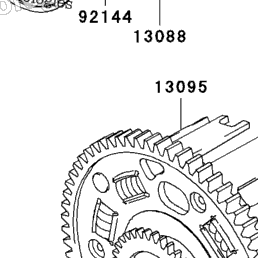 2000 Kawasaki NINJA ZX-6R (ZX600-J1) Clutch | Babbitts Kawasaki
