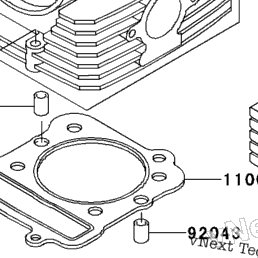 1997 Kawasaki BAYOU 300 4X4 (KLF300-C9) Cylinder Head | Babbitts
