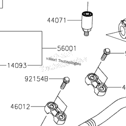 2020 Kawasaki Z400 (ER400DLF) Handlebar | Babbitts Kawasaki Parts