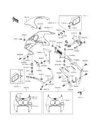 1993 Kawasaki NINJA ZX-7 (ZX750-L1) Cowling (Zx750-L1