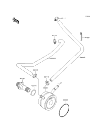 1998 Kawasaki NINJA ZX-6R (ZX600-G1) Oil Cooler | Babbitts