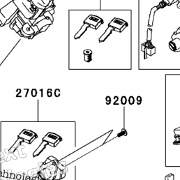 2011 Kawasaki CONCOURS 14 ABS (ZG1400CBF) Ignition Switch/Locks
