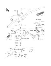 2003 Kawasaki KX125 (KX125-M1) Handlebar | Babbitts Kawasaki