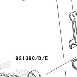 2008 Kawasaki NINJA ZX-10R (ZX1000E8F) Crankshaft/Piston(S