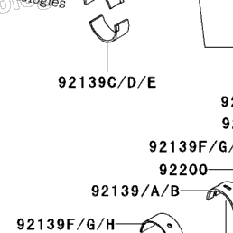 2008 Kawasaki NINJA ZX-10R (ZX1000E8F) Crankshaft/Piston(S