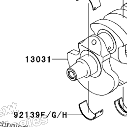 2008 Kawasaki NINJA ZX-10R (ZX1000E8F) Crankshaft/Piston(S