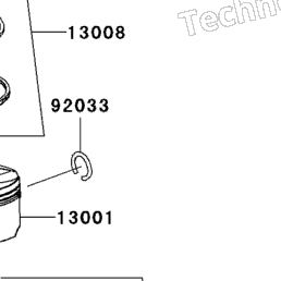 2008 Kawasaki NINJA ZX-10R (ZX1000E8F) Crankshaft/Piston(S