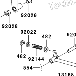 2007 & Prior Kawasaki MULE 3010 4X4 (KAF620-H3) Shift Lever(S