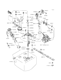 1994 Kawasaki JET SKI SS (JH750-A3) Fuel Tank | Babbitts Kawasaki