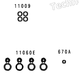1998 Kawasaki NINJA ZX-6R (ZX600-G1) Gasket Kit | Babbitts