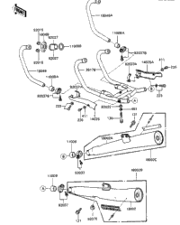 1983 Kawasaki GPz 750 (ZX750-A1) Mufflers | Babbitts Kawasaki