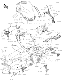 2020 Kawasaki Z900 ABS (ZR900FLF) Frame Fittings | Babbitts