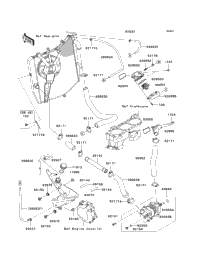 2008 Kawasaki NINJA ZX-10R (ZX1000E8F) Water Pipe | Babbitts