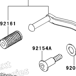 2013 Kawasaki NINJA 300 (EX300ADF) Gear Change Mechanism