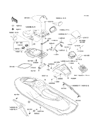 1999 Kawasaki JET SKI ULTRA 150 (JH1200-A1) Hull Cover | Babbitts