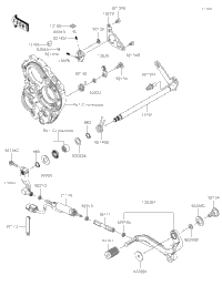 2026 Kawasaki ZX1003ATFAL Gear Change Mechanism | Babbitts