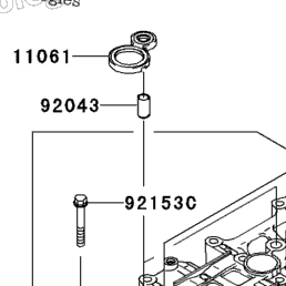 2003 Kawasaki NINJA ZX-6R (ZX636-B1) Cylinder Head | Babbitts 2003 Kawasaki NINJA ZX-6R (ZX636-B1) Cylinder Head | Babbitts