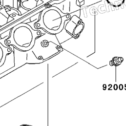 2003 Kawasaki NINJA ZX-6R (ZX636-B1) Cylinder Head | Babbitts