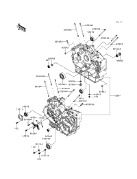 1997 Kawasaki VULCAN 800 (VN800-A3) Crankcase | Babbitts Kawasaki