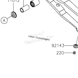 2021 Kawasaki KLX300R (KLX300CMFNN) Swingarm | Babbitts Kawasaki