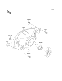 S11ページ Kawasaki Motorcycle 1991 OEM Parts Diagram for Electrical