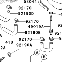 1998 Kawasaki NINJA ZX-11 (ZX1100-D6) Fuel Tank | Babbitts