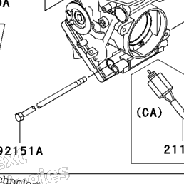 2008 Kawasaki ZZR600 (ZX600J8F) Carburetor | Babbitts Kawasaki