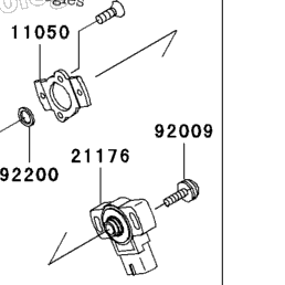 2008 Kawasaki ZZR600 (ZX600J8F) Carburetor | Babbitts Kawasaki