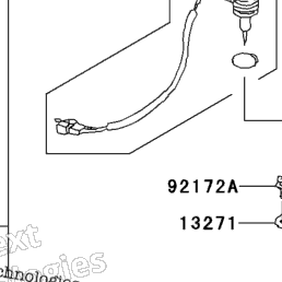 2009 Kawasaki KFX50 (KSF50B9S) Carburetor (B8f/B9f) | Babbitts