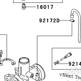 2009 Kawasaki KFX50 (KSF50B9S) Carburetor (B8f/B9f) | Babbitts