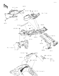 2027 Kawasaki ZX636JVFAN Rear Fender(S) | Holzhauers
