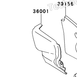 1995 Kawasaki GPZ1100 (ZX1100-E1) Air Cleaner | Babbitts Kawasaki