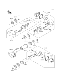 1997 Kawasaki NINJA ZX-6R (ZX600-F3) Turn Signals | Babbitts