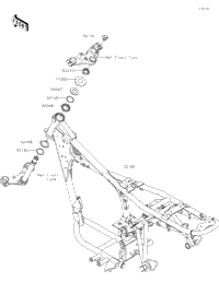 NWOさま専用ページ 2019 Kawasaki W175/W175 SE (BJ175AKFA) Frame | Babbitts Kawasaki