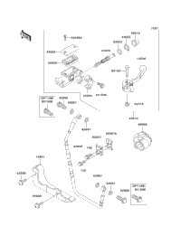 2002 Kawasaki KX125 (KX125-L4) Front Master Cylinder | Babbitts