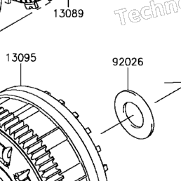 2017 Kawasaki Z900 ABS (ZR900BHF) Clutch | Babbitts Kawasaki Parts