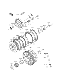 2017 Kawasaki Z900 ABS (ZR900BHF) Clutch | Babbitts Kawasaki Parts