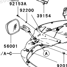 2007 Kawasaki NINJA ZX-6R (ZX600P7F) Cowling | Babbitts Kawasaki