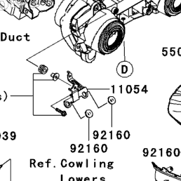 2007 Kawasaki NINJA ZX-6R (ZX600P7F) Cowling | Babbitts Kawasaki