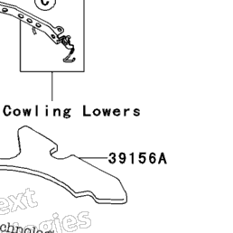 2007 Kawasaki NINJA ZX-6R (ZX600P7F) Cowling | Babbitts Kawasaki