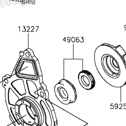 2013 Kawasaki NINJA 650 ABS (EX650FDS) Water Pump | Babbitts